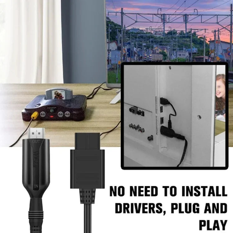 N64 To HDMI Converter For Nintendo Gamecube N64 / SNES / NGC, N64 To HDMI