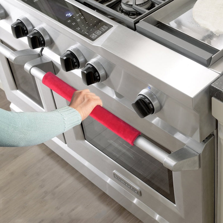 1pair Refrigerator Handle Anti-slip Cover Microwave Oven Oil-proof Handle Cover