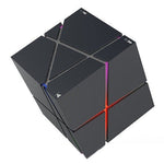 Qone Cube AI Smart Voice-Controlled Bluetooth Speaker RGB Light Mini Wireless Audio, AI Voice-Controlled (Black), AI Voice-Controlled (White), AI Voice-Controlled (Blue), AI Voice-Controlled (Pink)