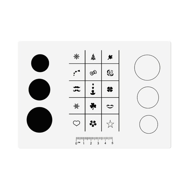 Silicone Manicure Pads Nail Sticker Printing Filling Coloring Pads, 21x15cm A, 21x15cm B