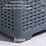 Foldable Dirty Clothes Basket Wall Mounted Bathroom Dirty Clothes Storage Frame Plastic Laundry Basket, Plus Large Gray, Plus Large Black, Extra Large Black, Extra Large White, Extra Large Gray