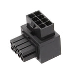 Motherboard CPU 8Pin Power Steering Connector Interface Steering Header 90 Degree Adaptor, Positive Bend A Type, Reverse Curve B Type