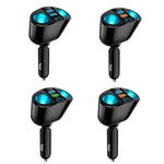 Dual USB Type-C Real-time Digital Display Cigarette Lighter Expansion Car Charger, 3.1A Double A+C, QC3.0+2.4A Dual A+C, 66W Dual A+C, PD+QC3.0+2.4A Dual A+C