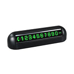 Automobile Temporary Parking License Plate Move Car Phone Number Cards