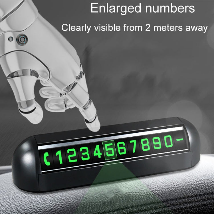 Automobile Temporary Parking License Plate Move Car Phone Number Cards
