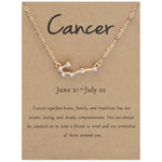12 Zodiac Signs With Diamonds Necklace Card Rhinestones Collarbone Chain Pendant, Scorpio Golden, Sagittarius Golden, Capricorn Golden, Taurus Golden, Pisces Golden, Leo Golden, Libra Golden, Cancer Golden, Aquarius Golden, Virgo Golden, Aries Golden  ...