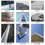 1.2mm Thickness Butyl Waterproof Tape Self-Adhesive Aluminum Foil Tape, 5cm x 5m, 10cm x 5m, 15cm x 5m, 20cm x 5m, 5cm x 10m, 10cm x 10m