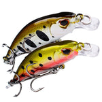 5.3cm 4.6g Sinking Minnow Lure Long Casting Bionic Plastic Hard Bait Fishing Tackle, PROBEROS DW577 8003 Hook, PROBEROS DW578 Ordinary Hook