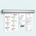 Kitchen Order Holder Restaurant Takeaway Aluminum Ticket Holder, 30cm, 40cm, 50cm