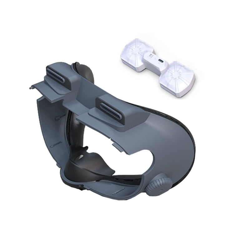 For Meta Quest 3 Air Circulation Heat Dissipation Replacement Mask With Fan Anti-Fogging VR Mask Accessories, With Fan