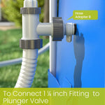 For Intex Pool Pump Fittings 10722 / 25009 Type B Hose Adapter, 1 B Type Adapter