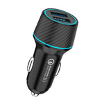QIAKEY Dual Fast Charging Charger One To Two Cigarette Lighter, TH218 36W, TH219 48W, TH215 43W, TH229 95W
