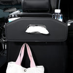 Auto Seatback Organizer Tissue Bag Car Rear Drainage Cup Holder