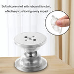 No Punching Silicone Household Strong Magnetic Silent Anti-collision Door Stopper, Transparent, Black, White