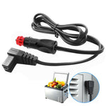 Car Mini Refrigerator Compressor Cigarette Lighter German Plug Power Cord
