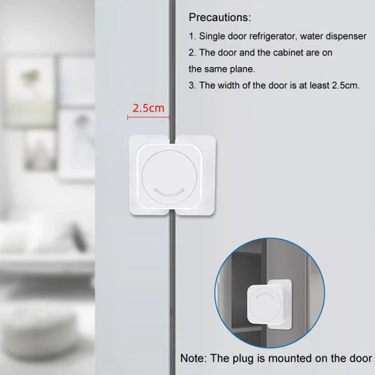 Multifunctional Baby Anti-pinch Door Latch Drawer Refrigerator Child Safety Lock, Refrigerator Lock
