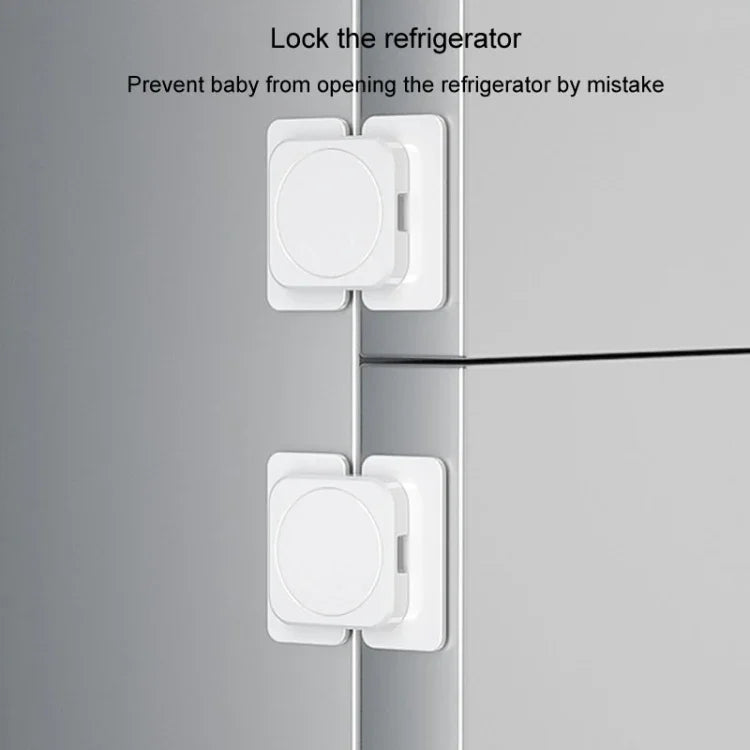 Multifunctional Baby Anti-pinch Door Latch Drawer Refrigerator Child Safety Lock, Refrigerator Lock