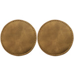 2pcs/ Set Car Suede Anti-Slip Water Coaster Car Interior Decoration