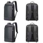 Bopai First-Layer Cowhide Business Commuter Waterproof And Lightweight Laptop Backpack, 61-122731, 61-122721