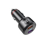 Vehicle Mini Fast Charging Charger Car One To Two Cigarette Lighter, 88W