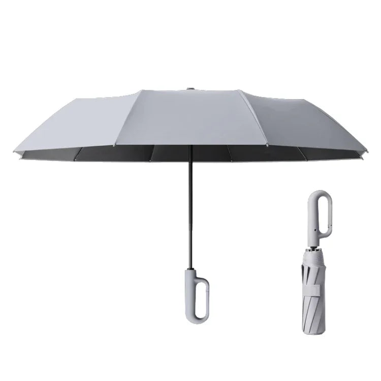 Fully Automatic Rain Or Shine Umbrella Foldable Unisex Sun Shade Umbrella, Forward Beige 105cm, Forward Blue 105cm, Forward Gray 105cm, Forward Beige 125cm, Forward Blue 125cm, Forward Gray 125cm, Reverse Beige 105cm, Reverse Blue 105cm                ...