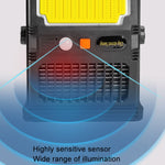 Solar Wall Lamp With Clip Mosquito Killer Lamp Portable Body Sensor Outdoor Garden Light, E-SMARTER W7105-1 Patch, E-SMARTER W7105-2 COB