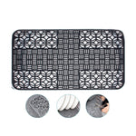 Silicone Sink Mat Cuttable Sink Pad Kitchen Cabinet Mat Dish Drainer Mat 66 x 35cm