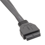 Motherboard USB3.0 Panel Cable Front 19Pin To Dual-Port A Female Data Flat Cable, 30cm, 50cm, 80cm