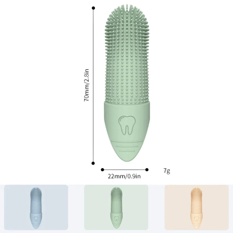 Pet Finger Toothbrush Cats Dogs Silicone Toothbrush Pet Oral Cleaning Care Tool