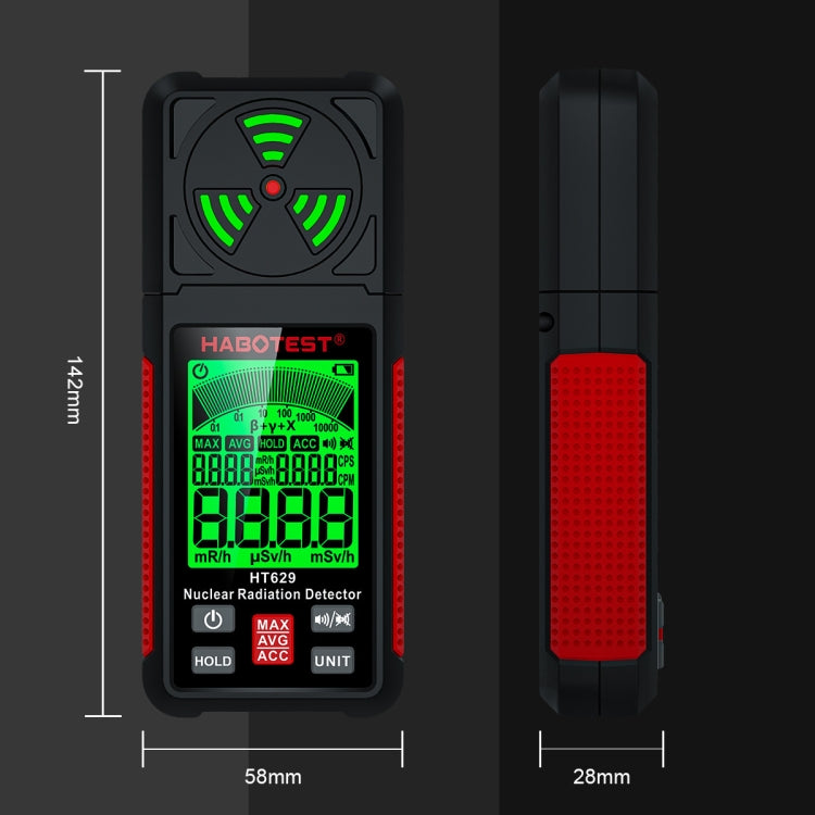 HABOTEST Nuclear Radiation Pollution Radioactive Marble Detector