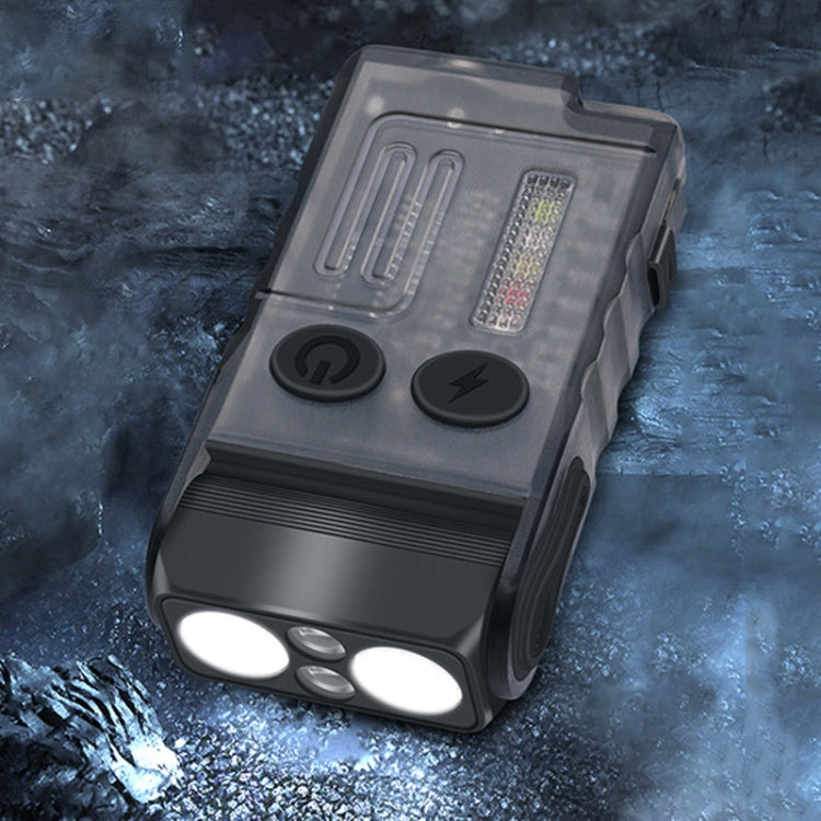 V20 Portable Keychain Light Rechargeable Bright Mini Flashlight