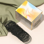 Allsmile 50pcs /Box Rubber Band Hair Circle Headband Girls Hair Tie Headwear