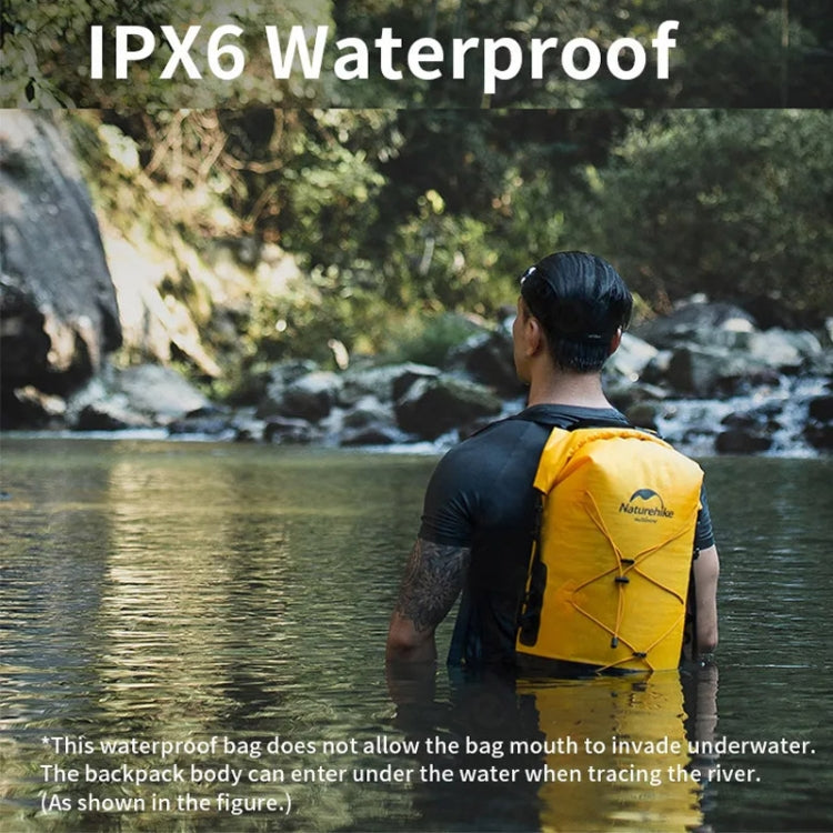 Naturehike Wet Dry IPX6 Waterproof Bag Outdoor Seaside Diving Swimming Rafting Equipment, 20L Khaki, 20L Yellow, 30L Khaki, 30L Yellow, 40L Khaki, 40L Yellow