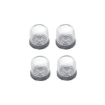 4pcs / Set Thickened Wear-Resistant Table And Chair Leg Covers Household Quiet Non-Slip Stool Foot Protector, Mini Small Round Transparent, Mini Small Round Light Gray, Mini Small Round Light Brown, Mini Small Square Transparent                        ...