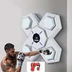 Bluetooth Music Boxing Machine Countable Rechargeable Fitness Equipment, Without Gloves Pink Blue, With Adult Gloves Pink Blue, With Child Golves Pink Blue, With Adult & Child Gloves Pink Blue, Without Gloves Blue, With Adult Gloves Blue