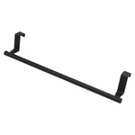 No-Punch Stainless Steel Over Door Towel Rack Cabinet Door Rag Hanging Holder, 23.5cm Silver, 23.5cm Black, 36.5cm Silver, 36.5cm Black, 36.5cm White