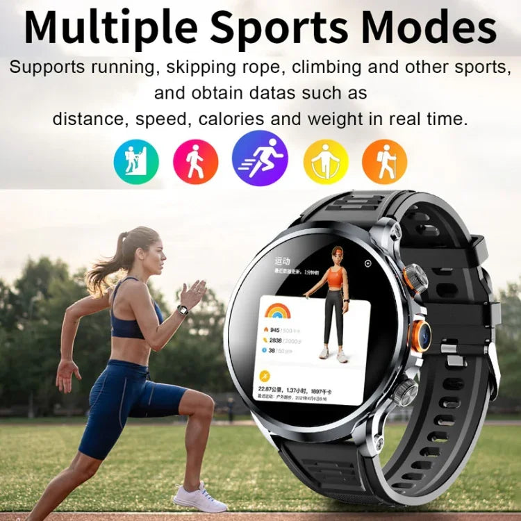 H18 Ultra-Thin Round Ball Screen 1.95 Inch Plug-In Phone Smart Watch, 32G