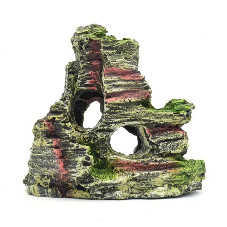 Aquarium Aquascape Accessories Resin Fish Tank Wigwam Landscape Decoration, Model A, Model B, Model C, Model D