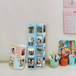 For Mini 3-Inch Transformable DIY Photo Frame Stand Storage Rack
