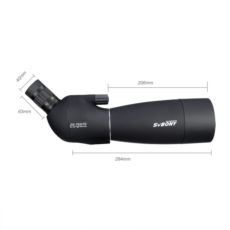 SVBONY SV28 25-75x70 IP65 Waterproof Bird Scope, 21mm Eyepiece