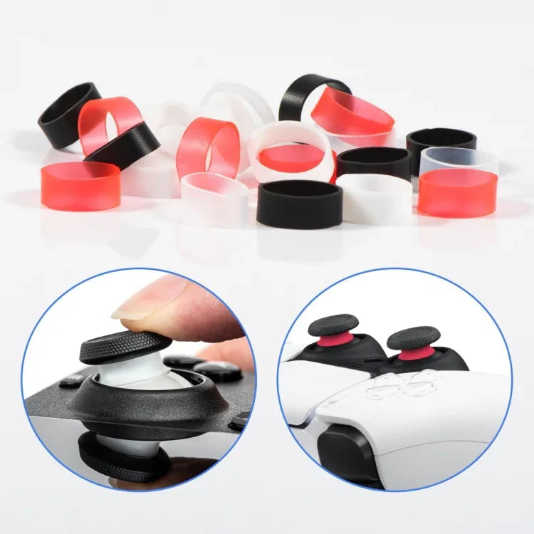 12pairs Silicone Joystick Protectors For Steam Deck / PS4 / PS5 / Switch / Xbox, 12pairs Mixed Color