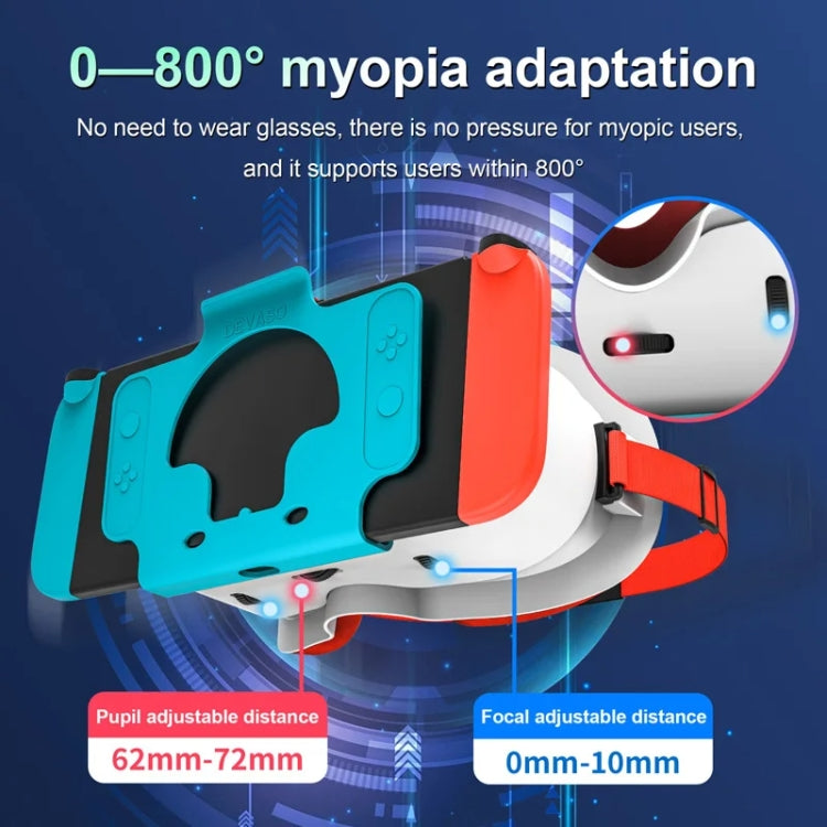 DEVASO Compatible With Switch / Switch OLED Gaming Console VR Glasses, 1127225