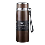 316 Stainless Steel Insulated Mug Large Capacity Vacuum Thermos Outdoor Portable Car Insulated Water Bottle, 800ml, 1000ml