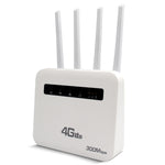 4G CPE WiFi6 Plug-in Wireless Router Dual Port Wireless Hotspot, EU Plug, For European / Asian / African