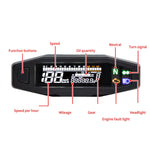 Motorcycle HD LCD Fuel Level Speed Electronic Instrument