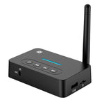 D9 2-in-1 Old-fashioned Audio Car Bluetooth Receiver Transmitter NFC Music Bluetooth Adapter, D9 2-in-1