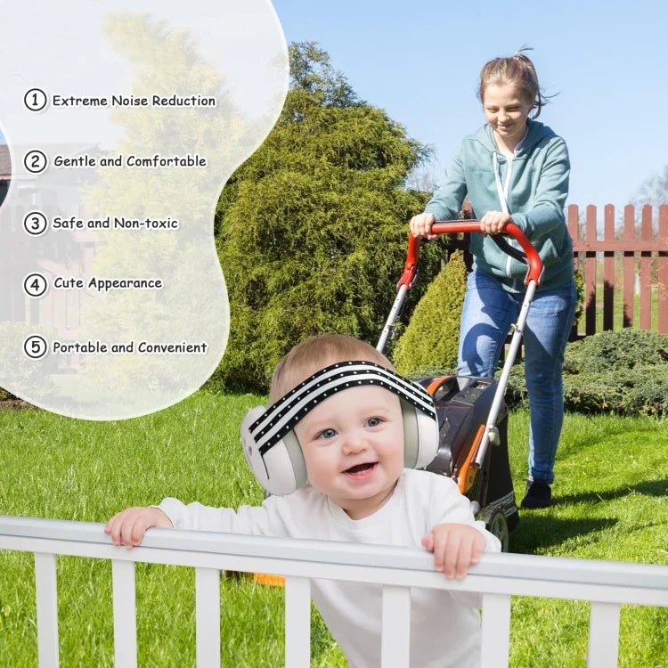 Headband Type Sleeping Soundproof Noise-proof Baby Earmuffs