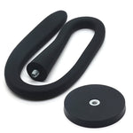 Universal Flexible Magnetic Washing Machine Door Stopper Front Load Washer Door Prop, 43mm Black, 43mm White, 66mm Black, 66mm White