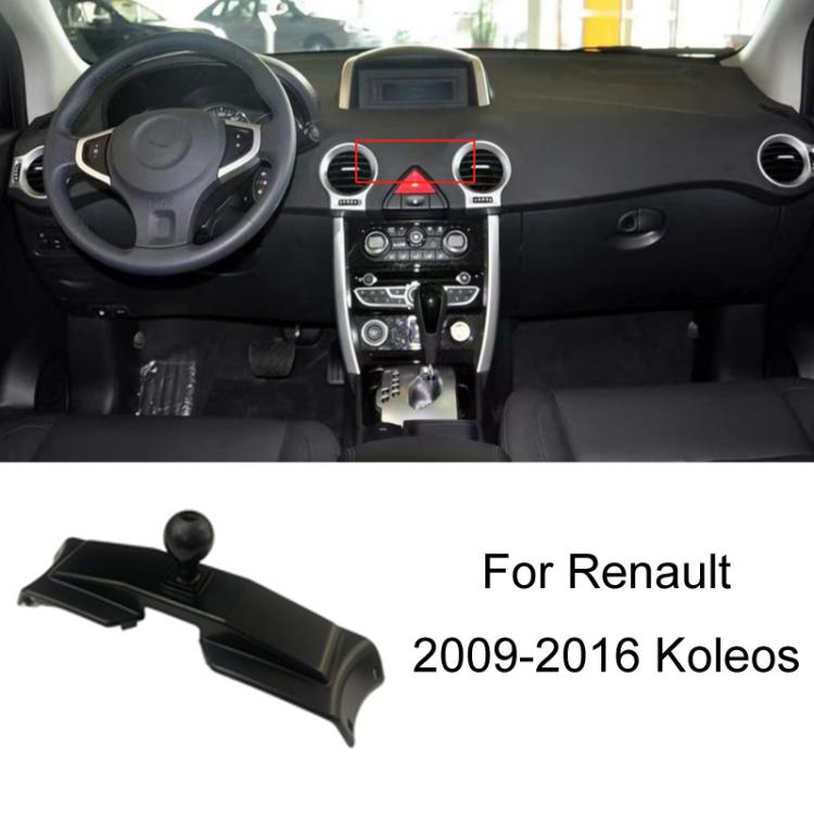 For Renault Left Driving Car-Mounted Special Mobile Phone Navigation Bracket Base, 9-16 Koleos, 15-19 Koleos, 16-19 Koleos