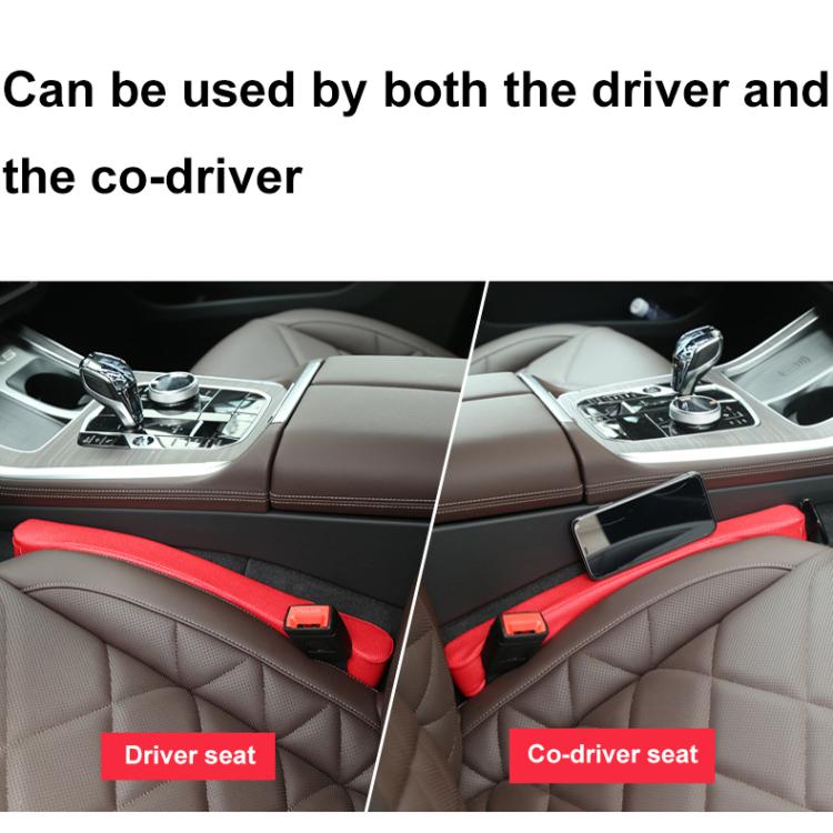 4156 1pair Car Seat Gap Plugs Leakproof Strips Vehicle Interior Supplies Seat Side Seam Strips